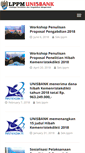 Mobile Screenshot of lppm.unisbank.ac.id